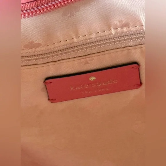 KATE SPADE Pink Leather Schuyler Tote Bag - Picture 6 of 12